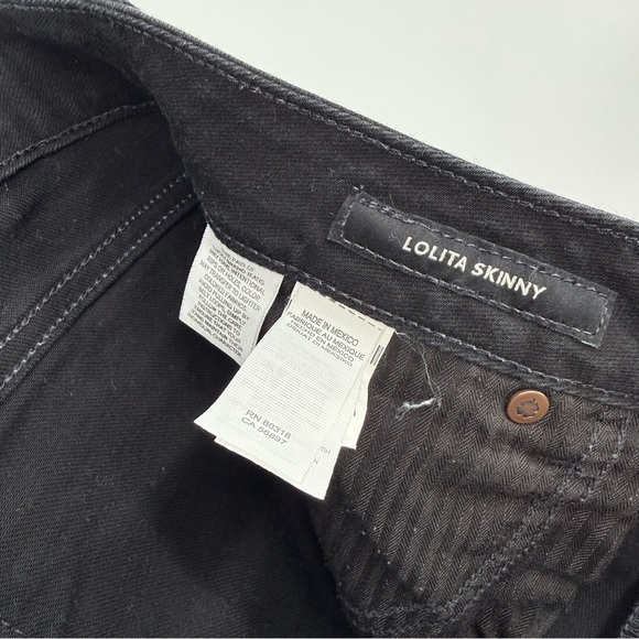 Lucky Brand Lolita Women's Black Mid Rise Skinny Denim Jeans Size 4 / 27 - Picture 7 of 9